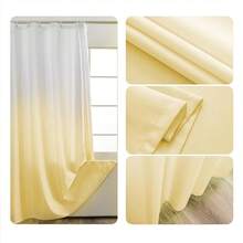Yellow Ombre Shower Curtain Sets For Bathroom Accessories Fabric Polyester Waterproof Modern Shower Curtain Liner With 12 Hooks W72xL78{"Color_name":"Yellow","Size_name":"72\"Wx78\"L(Packof1)"} - 多色5 - 查看 7