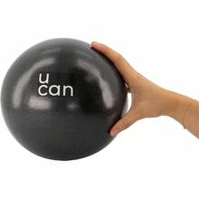 U can - Pelota para Pilates, Barre, Yoga |   Tamaño Chica 20-25 cm |   Ideal para Ejercicios de Bajo Impacto, Tonificación y Rehabilitación |   Material Resistente de Policloruro de Vinilo - Avellana - Ver 12