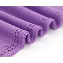 RIIQIICHY Shawls And Wraps For Evening Dresses Scarfs For Women Pashmina Wedding Formal Shawl{"Color_name":"Purple"} - 紫色 - 查看 8