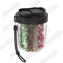 7-Compartment Pill Organizer, Pill Box Suitable For 7 Days/Week, 7 Large Compartments Portable Supplement Container, Large Capacity Plastic Travel Pill Box, Available In Large And Medium Sizes - Multicolor - View 18