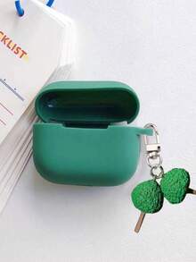 Silicone Green Holiday Atmosphere Protective Case Compatible With Airpods 1/2, 4, Pro, 3 Wireless Bluetooth Earphones