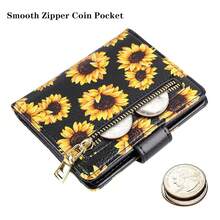 Small Wallets For Women Slim Minimalistfor Bifold Credit Card Holder For Pocket Or Purse, Sunflower{"Color_name":"Sunlower"} - 多色13 - 查看 5