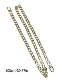 Phụ kiện dây đeo xích vàng, dây đeo vai thay thế cho túi xách, túi tote, túi đeo chéo, ví - Vàng - Xem 6