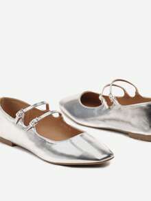 经典玛丽珍平底女式休闲春秋鞋