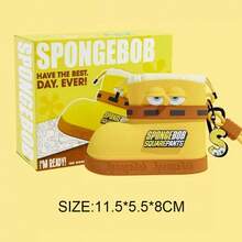 SpongeBob SquarePants 海绵宝宝、派大星、蟹老板迷你收纳袋、零钱包、耳机盒、可爱吊坠 - 彩色 - 查看 4