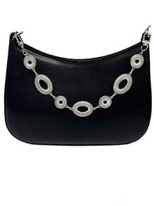 银色多功能包带网状大小圆圈包链，可用于延长包带、手机配件 - 彩色 - 查看 4