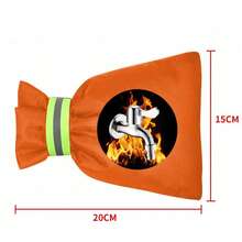 Fundas para grifos de exterior para invierno - Pro 6.7" An x 8.3" Al Fundas aislantes para grifos de agua de exterior para protección contra congelación, aislamiento de tuberías, reutilizables, impermeables, color negro