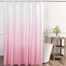 Ombre Pink Shower Curtain Sets For Bathroom Accessories Fabric Polyester Waterproof Modern Shower Curtain Liner With 12 Hooks W72xL72{"Color_name":"Pink","Size_name":"72\"Wx72\"L(Packof1)"} - 多色10 - 查看 1
