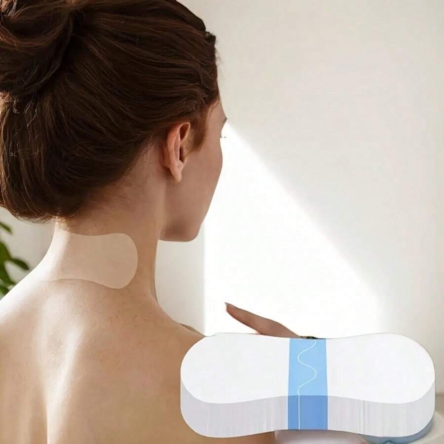 20/50pcs Neck Lift Invisible Sticker, Seamless Protective Film, Light Beige Friendly, Waterproof, Breathable, Neck Line Reducer, Neck Lift Device, Face Neck Lift Tape, Neck Lift Tape, Solution, Light Beige Protective Film, Secret Wear, Flexible Fit, Hypoallergenic Tape, Waterproof Sticker, Wrinkle Reduction Strip, Neck Support Tape, Beauty Lover, Mature Light Beige Care - Multicolor - View 1