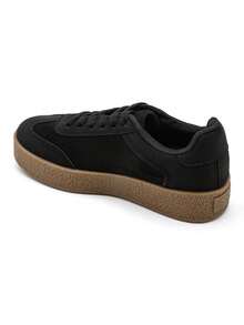 Dieser modische und bequeme Sneaker hat ein dickes Sohlendesign und ist sehr geeignet für den Alltag Outfit. Es sind mehrere originale Farbschemata zur Auswahl verfügbar. - Schwarz - Übersicht 4