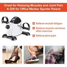 Under Desk Bike Pedal Exerciser Portable Home Exercise Bike Pedal Exerciser Foot Peddler Portable Leg Peddler Portable Cycle Bike Hands Arm Trainer