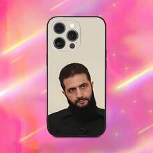 Ahmed al-Sharaa S- Flag Phone Case Covercompatible with  16,15,14,13,12,11,Pro,Max,Plus,X,XS,XR,SE,8,7,Mini,Soft Silicone Black Case-Covercompatible with  17 Hülle, 17 pro Hülle, 17 promax Hülle