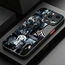 Estuche para teléfono con personajes de fantasía de  Qué divertido y qué estilo Compatible con estuches para teléfonos   17  16 Pro Max  15 Pro Max  13 y  12 Hecho de material de TPU, brinda protección contra golpes y caídas Un regalo perfecto para familiares, amigos, novios, novias y Halloween - Negro - Ver 4