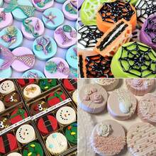 2-Piece Pink And Green Silicone Cake Baking Mold Set - 12-Hole Mold For Halloween, Christmas, Birthday Desserts, Cakes, Chocolates And DIY Crafts - 粉紅色和綠色 - 查看 6