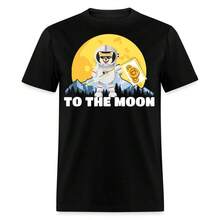 Camiseta Dogecoin a la Luna Doge HODL Cohete Crypto Meme Talla S-6XL - Negro - Ver 6
