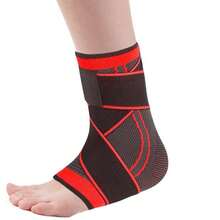 Adjustable Ankle Brace With Compression Brace Strong And Comfortable Ankle Stabilizer Breathable Design With Straps - Multicolor - View 15