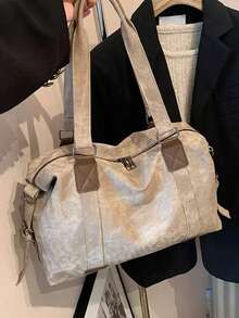 New Large Capacity Short Trip Travel Bag, Lightweight Outdoor Commute Shoulder Bag, Crossbody Bag, Handbag Tote For Women