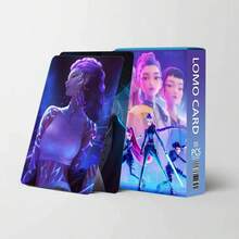 1pc K-POP Girl Group Holographic Cards Anime Collectible Sets For Fans Of K-POP Merch/Trading Cards Games Gifts Christmas Stocking Fillers,Christmas Gifts,Christmas,Christmas Decorations