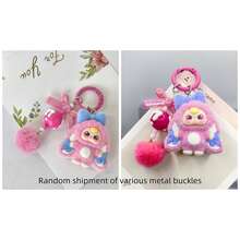 1 pièce Porte-clés personnalisé créatif en forme de lapin de dessin animé, porte-clés de lapin de dessin animé à grandes oreilles, pendentif en résine 3D, décoration de sac à dos, faveur de fête, cadeau parfait - Multicolore - Voir 16