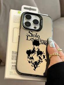 Anime Solo Leveling compatible with Apple  17 17Air 16E 16 15 14 13 12 mini Pro Max Plus Colorful Silver Phone case Funda Cover Capa, Cover compatible with  17 pro hülle,  17 pro max hülle,  17 hülle,  16 pro hülle
