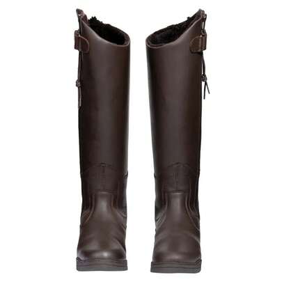 Hy Unisex Adult Londonderry Winter Country Leather Riding Boots (Dark Brown) - 100% Mixed - (BZ3839)