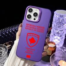 Kosovo Passport Phone Case Phone Case Cover Compatible With  16 15 14 13 12 11 Pro Max Black Purple Matte Soft Candy Abrasive Case-Cover Compatible With  17 Case,  17 Pro Case,  17 Pro Max Case - Z2 - 查看 11
