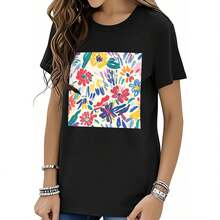 Women T-Shirts - Black - View 2
