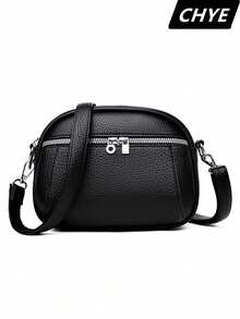 1 Stück Damen PU-Leder Umhängetasche, kratzfest und abriebfest, leicht, geeignet für Einkaufen, Pendeln, Arbeit, Dates, Einkaufen, tägliche Reisen, Sommertasche, Lässig Minimalist, für Mädchen, Teenager-Mädchen, Freundin