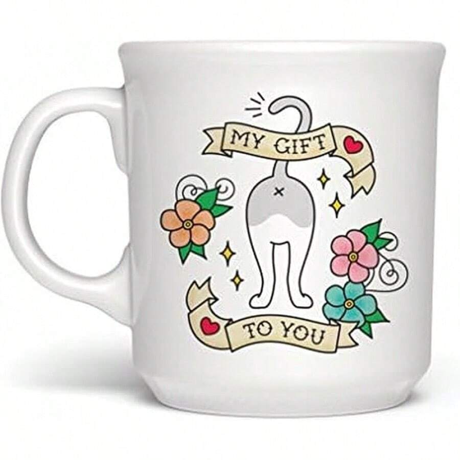 Genuine Fred SAY ANYTHING MUG, DRAGGIN, 16 Ounce Ceramic Mug, White, Dishwasher - 我給你的禮物 - 查看 1