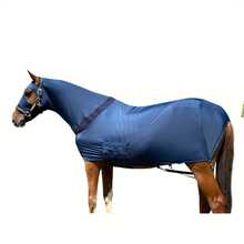 Premium Horse Sleazy Full Body Slicker With Zipper Face Horse Care Sheet, Made From Durable 4-Way Stretch Spandex, Full Body Cover Is Stretchable, Breathable And Lightweight - Multicolor - View 8