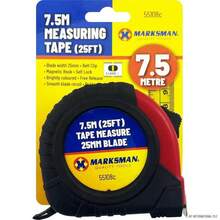 7.5M Measuring Tape 25Ft Grip Safety Lock Measure Builders Carpenter Tool - Default - View 3