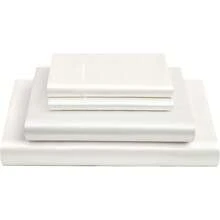 Silky Soft Pink Twin XL Satin Bed Sheets Set, 1 Deep Pocket Fitted Sheet + 1 Flat Sheet + 1 Pillowcase,  In 2025 - Ivory White - View 3