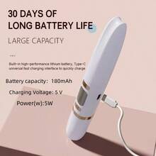 Three-In-One Heated Eyelash Curler And Electric Eyebrow Trimmer/Shaver, Multi-Functional Three Usage Heads - USB Rechargeable 180mAh Lithium Battery, Facial Electric Shaver, Full-Body Hair Remover, Rechargeable Painless Eyebrow And Nose Bikini Hair Trimmer, Gentle Heating, Mechanical Styling, No Laser Function, Portable Beauty Tool, Easy To Manage Ladies' Electric Hair Remover & Lip Shaver - Portable Hair Removal Device, Wireless Operation, Ergonomic Design, Replaceable Head Suitable For Face, E