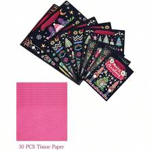 Qiqee 10PCS Christmas White Bags With Pink Polar Bear Design