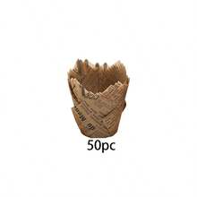 50/100/200pcs Tulip Cupcake Liners, Baking Cup Muffin Liners, Greaseproof Paper Cupcake Wrappers Suitable For Weddings And Birthday Parties - Multicolor - View 13