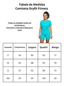 Camiseta Feminina Manga Curta Dryfit Fitness Academia - Roxo - Visão 3