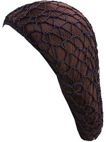 Women Soft Rayon Snood Hat Hair Net Crocheted Hair Net Mix Colorshalloween - FW-12-海軍 - 查看 12