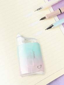 1 Pc Cat's Paw Shape Gradient Color Correction Tape, Inner Core With 12 M Length, Study Homework Answer Typo Text Correction Tape, Fashionable And Portable School Supplies, A Must-Have For The Back-To-School Season,A Gift For A Friend