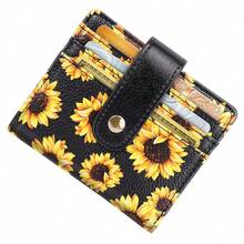 Small Wallets For Women Slim Minimalistfor Bifold Credit Card Holder For Pocket Or Purse, Sunflower{"Color_name":"Sunlower"} - 多色13 - 查看 3