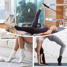 3 Pairs Of Very Suitable Sports Stacked Socks Yoga Socks For Women, Soft And Comfortable, Non-Slip And Shock-Absorbing, Suitable For Daily Pilates, Running, Fitness, Cycling,