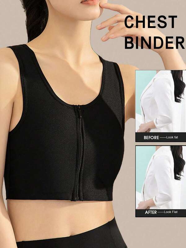 1pc Women Sports Bra, Compression Bra For Large Bust, Minimizes Bounce, Thin Seamless Bra Top