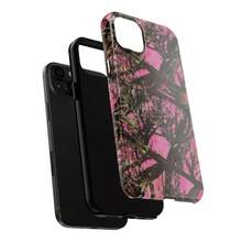Coquette Pink Realtree Camo Tough Phone Case, Gifts For Her, Hunting Gift, Camo Phone Case For IPhone 16 15Pro, 14, 13, 12, 11, 8, XR Mini, Pro Max, Plus Accessories Protection - 混色 - 查看 6