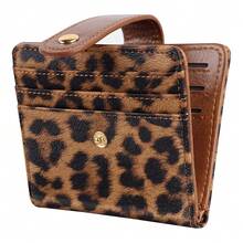 Small Wallets For Women Slim Minimalistfor Bifold Credit Card Holder For Pocket Or Purse, Leopard{"Color_name":"Leopard"} - 多色18 - 查看 1