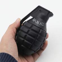 1 件逼真的手榴弹玩具，水晶水珠玩具 - 用于战斗游戏现场模拟战争游戏 - 男女通用 - 黑色 - 查看 4