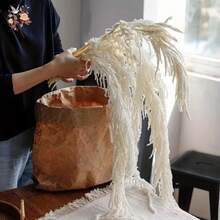 1/2/3/4/5 枝精致的白色花朵，纯白色花卉点缀，质朴别致的家居装饰/婚礼装饰干花