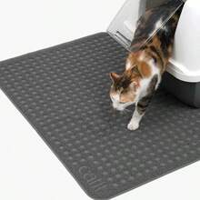 CATIT Litter Mat - Blue and White - View 1