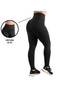 Kit 2 Women's Thermal Plush Flannel Leg Pants Winter Gym - 1 BLACK + 1 BROWN - View 4