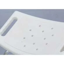 Silla de Ducha para Ancianos Taburete de  Antideslizante Plegable Especial para Personas Mayores Asiento de Baño Taburete - 6001 [Estilo Hogar] Blanco - Ajuste de altura de seis niveles + Patas antideslizantes - Ver 3