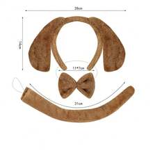New Arrival Personalized Versatile Banquet, Dance, Stage Performance, Party, Halloween Animal Headband, Fluffy Dog Ear Headband, Stage Performance Prop, Party Costume - Dog - View 10