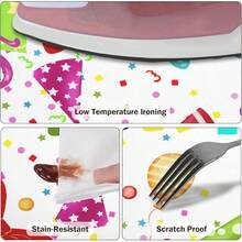 Water-Resistant Round Tablecloth With Elastic Edge For 40-44" Tables - Daily-birthday - View 3